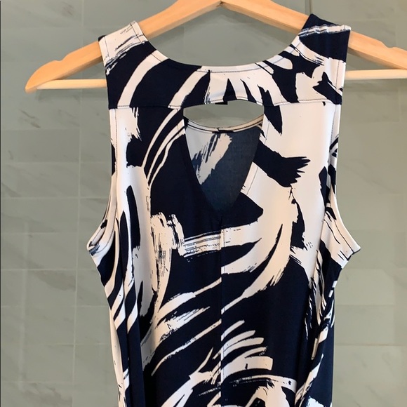 Banana Republic gorgeous navy/white dress - Picture 6 of 6